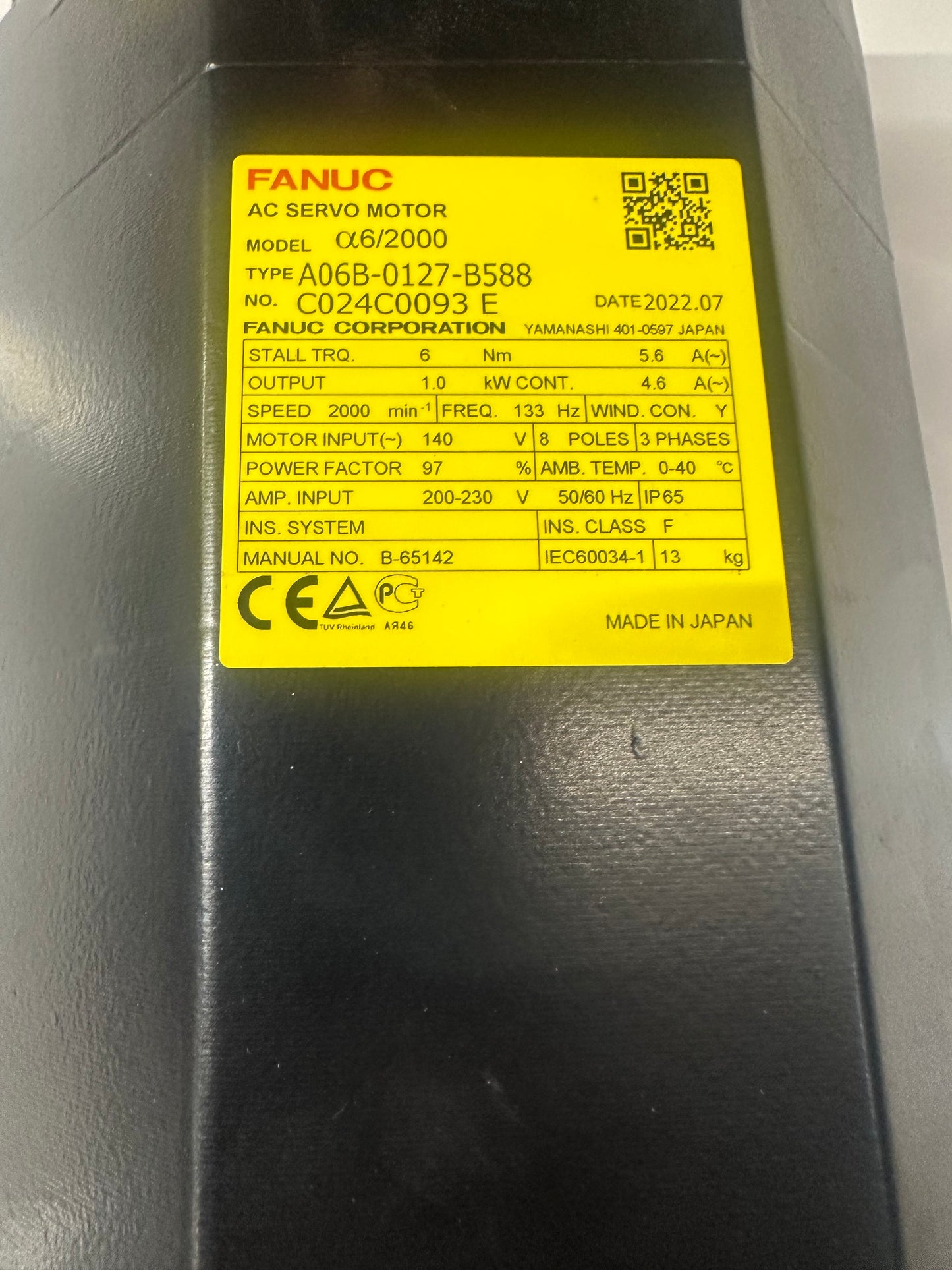 Fanuc AC Servo Motor